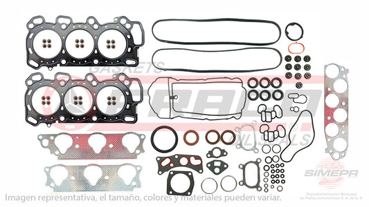 FSX-3562040 - JUEGO DE EMPAQUES PARA HONDA ACCORD V6 3.0 L 24 V. SOHC J30A4 2003-2004