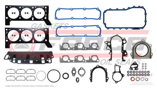 FSX-1162047 - JUEGO DE EMPAQUES PARA JEEP WRANGLER V6 3.8 L 12 V OHV EGT 2007-2011