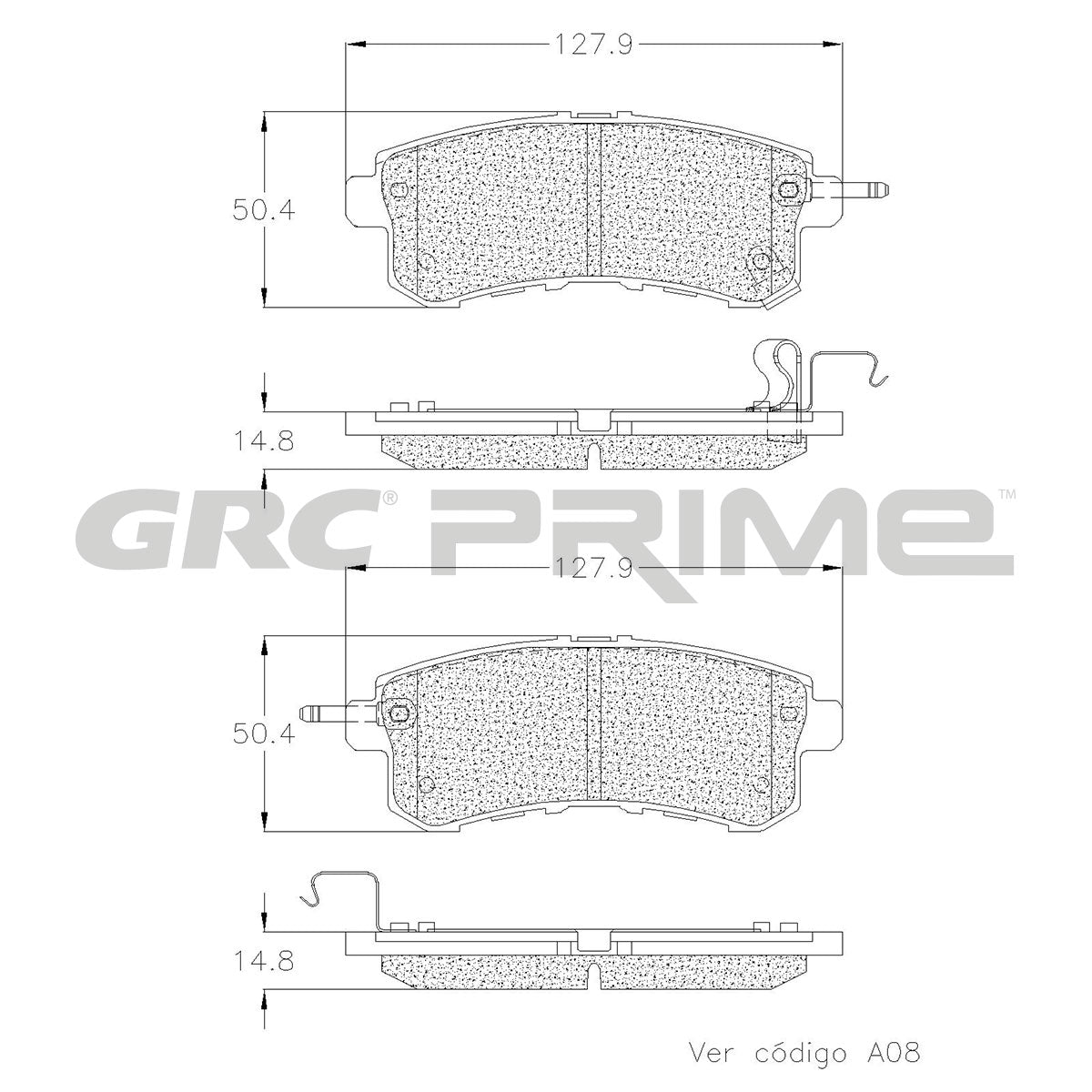 GPRD1510 - BALATAS CERAMICAS TRASERAS PARA INFINITI QX56 5.6L 2012-2012