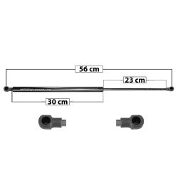 MANJ-8568 - AMORTIGUADOR 5TA PUERTA PARA CHEVROLET CHEVY 1994-2012