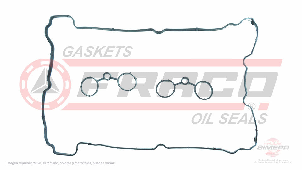VSX-0840001 - EMPAQUE DE TAPA PUNTERIAS PARA MINI COOPER L4 1.6 L DOHC TURBO 16 V. N14B16A N14B16C DOHC TURBO 2007-2012