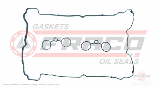 VSX-0840001 - EMPAQUE DE TAPA PUNTERIAS PARA MINI COOPER L4 1.6 L DOHC TURBO 16 V. N14B16A N14B16C DOHC TURBO 2007-2012