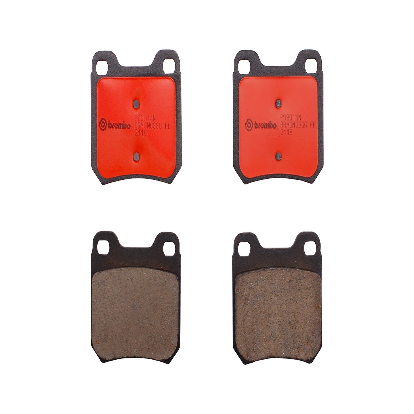 BRE-P59014N - BALATAS TRASERAS PARA CHEVROLET ASTRA BASE 2000-2006