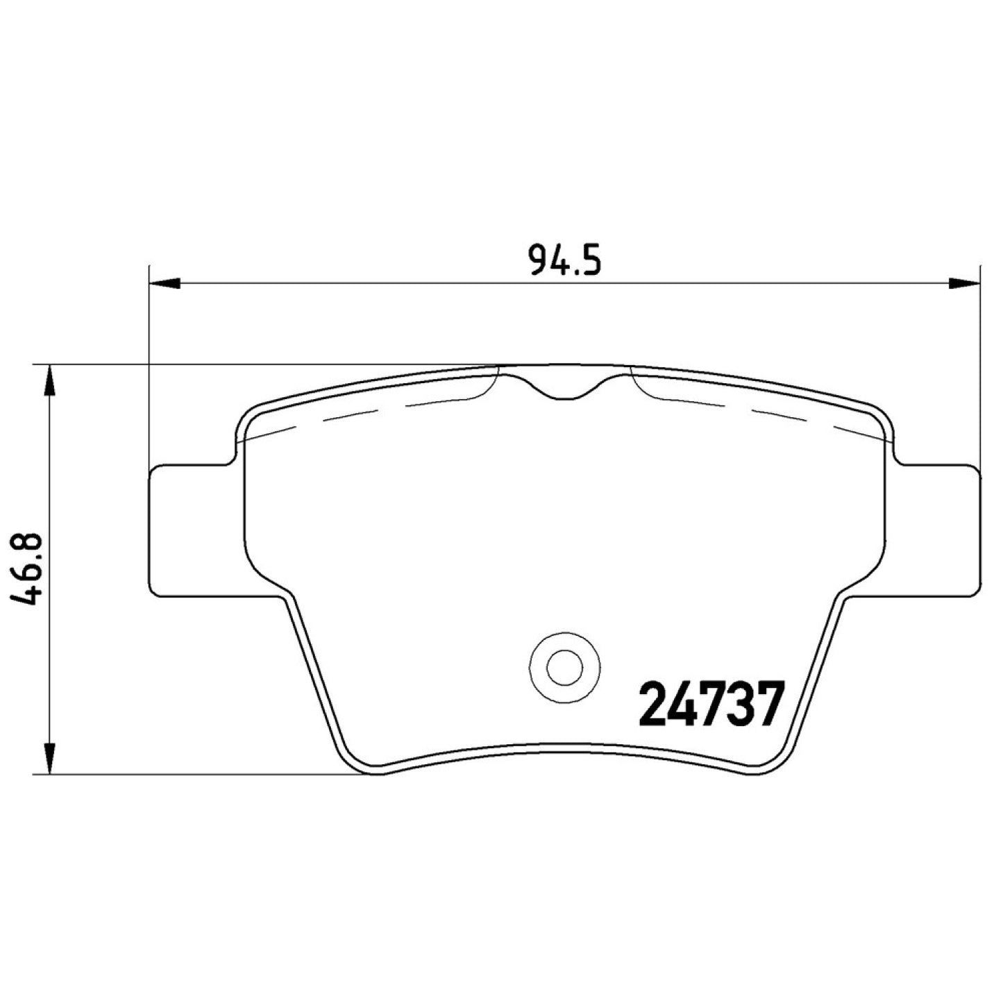 BRE-P61100 - BALATAS TRASERAS PARA PEUGEOT 207 RC 2008-2010