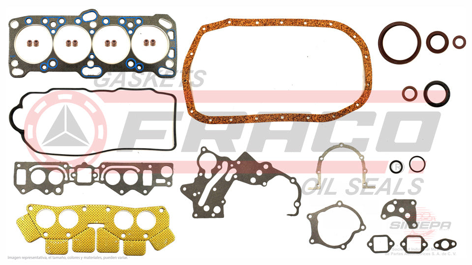 FSX-5540310 - JUEGO DE EMPAQUES PARA DODGE H-100 L4 2.4 L SOHC 8 V. SOHC 4G64 2003-2005