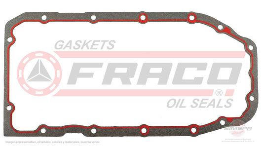 OSX-3040065 - EMPAQUE DE CARTER PARA CHEVROLET LUV L4 2.2 L. 8 V SOHC 1999-2005