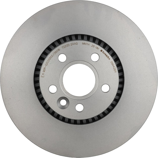 BRE-09.B661.10 - PAR DE DISCOS DE FRENO DELANTEROS PARA CHRYSLER PACIFICA BASE  3.5 6 2006-2006