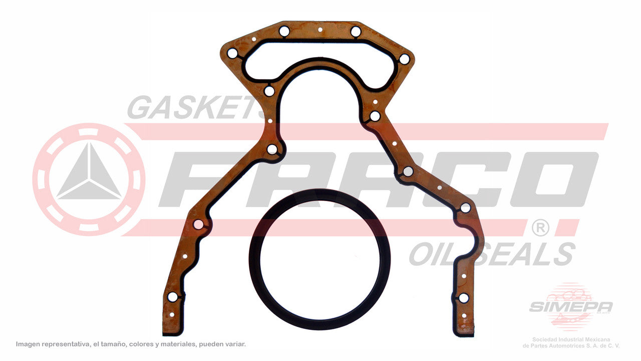 BSX-3082065 RETAINER IN BUTTS (BS-7175-NT)(RE-99119-TFE) 98X115X10 4.8L 5.3L 6.0L CHEYENNE SUBURBAN SILVERADO C35 VAN VORTEC 99/11 GENERAL MOTORS