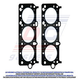 CA-172-G HEAD GASKET LIGHT MOTECARLO V6 3.4L. 91/97 (VIN X) (DOHC) OLDSMOBILE CUTLASS SUPREME 91/96 GENERAL MOTORS