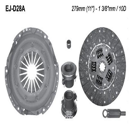 EJ-D28A CLUTCH KIT (LK-628071900)(NAK-05-016) D150 3.7L D350 5.9L 4SPEED TRANSM TREMEC 190/FT WITH COLLAR HOLDER 70/87 DODGE