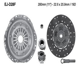 EJ-D28F KIT DE CLUTCH (LK-628086700)(NAK-05-063) D150 3.9L 92/93 D250 5.9L 92 4VEL TRANSM TREMEC 199/F9 177/FT23 DODGE