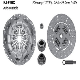 EJ-F29C KIT DE CLUTCH (LK-629234809)(NAK-07-143)F150 XL 4.2L TRITON EFI DUAL PORT F250 4.6L 98/08AUTOAJUSTABLE C/BALERO FORD