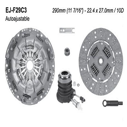 EJ-F29C3 KIT DE CLUTCH (LK-629234833)(NAK-07-143S)F150 XL 4.2L TRITON EFI DUAL PORT 98/17 F250 4.6L 98/08AUTOAJUSTABLE C/CS FORD