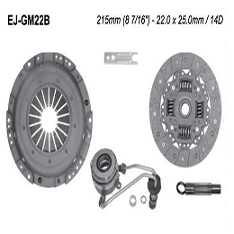 EJ-GM22B KIT DE CLUTCH (LK-622213900) (NAK-04-161S) CAVALIER 2.2L OHV 5VEL 95/00 SUNFIRE 2.2L DOHC 96/00 CSC GMC