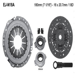 EJ-N18A KIT DE CLUTCH (LK-618064017) (NAK-06-021) TSURU II 1.5L 1.6L 84/91 HIKARI COUPE 1.6L 87/92 NINJA 1.6L TURBO 87 NISSAN