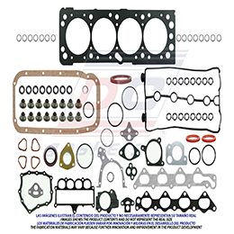 FS-102-2ML JUEGO DE EMPAQUES AVEO WAVE PONTIAC G3 WAVE 5 4L 1.6L 98 DOHC 16V MOTOR F16D3 LXV 05/18 GENERAL MOTORS