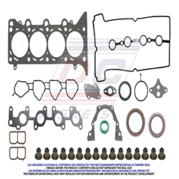 FS-119-ML SPARK 4C 1.2L (DOHC) 16V GASKET KIT (KIT DOES NOT INCLUDE FULL GASKET) 11/13 GENERAL MOTORS