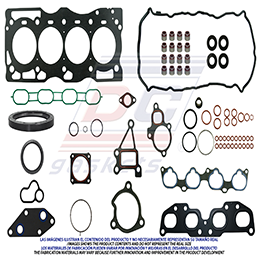 FS-1245-G JUEGO DE EMPAQUES ALTIMA SENTRA ROGUE L4 2.5L DOHC 16V MOTOR QR25DE (INCLUYE SELLOS TUBO DE BUJIA) 07/13 NISSAN