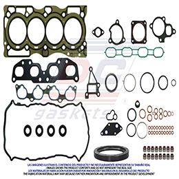 FS-1245-ML JUEGO DE EMPAQUES ALTIMA SENTRA ROGUE L4 2.5L DOHC 16V MOTOR QR25DE (INCLUYE SELLOS TUBO DE BUJIA) 07/13 NISSAN