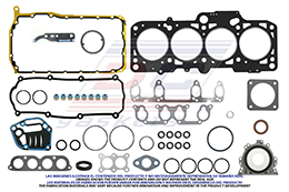 FS-1850-G GASKET SET JEETA A4 GOLF BEETLE 4C 2.0L 8V (SOHC)(AEG AVH AZG) 00/07 VOLKSWAGEN