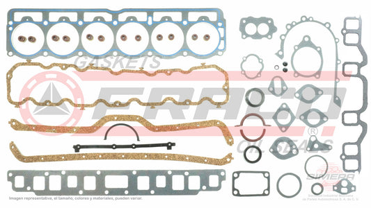 FSX-0260050 GASKET KIT (FS-710)(JC-1806-K) 3.2L AMC 6 CYL JEEP AMERICAN CLASSIC GREMLIN HOMET RAMBLER 199 65/70 AMERICAN MOTORS