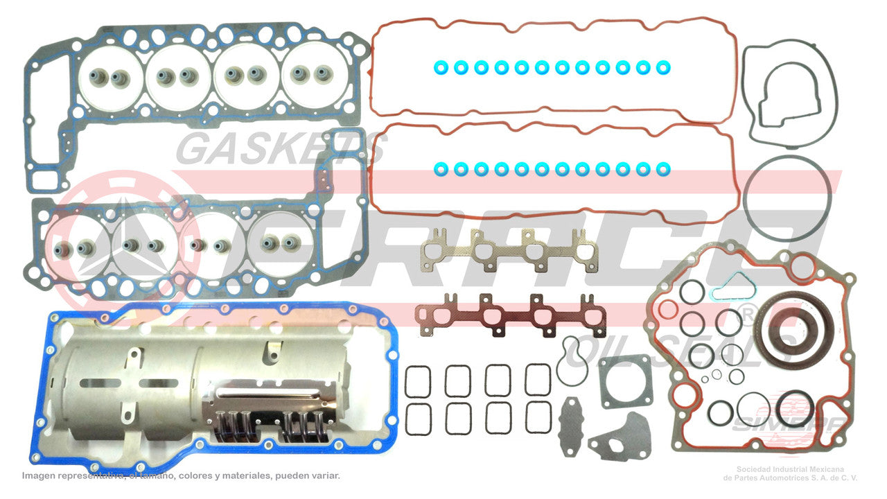 FSX-0282006 GASKET SET (FS-272) 4.7L CHRYSLER SOHC RAM 2500 QUAD DAKOTA RAM PICK UP DURANGO GRAND CHEROKEE. 99/03 HEAD NR CHRYSLER