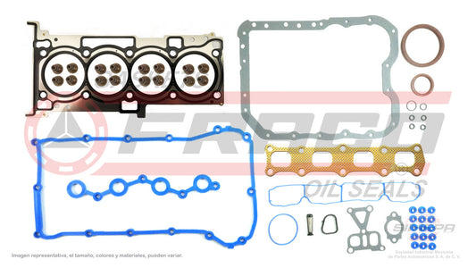 FSX-1140070 GASKET SET (FS-226-ML)(JC-1407) 2.4L JEEP AVENGER PATRIOT JOURNEY CALIBER COMPASS CABSTAR 16V DOHC 07/08 MLS CHRYSLER