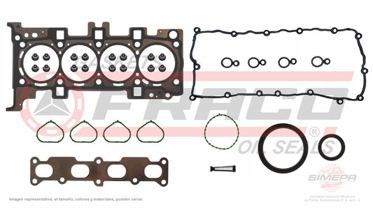 FSX-1140072 GASKET SET Chrysler 4 Cyl. 16V SOHC 200 15/17 Dodge Dart 13/16 Jeep Renegade Ram Promaster 15/17 Jeep Che CHRYSLER