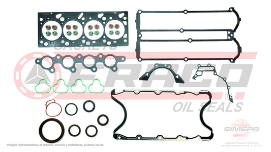 FSX-2640045 GASKET SET (FS-313-1)(JC-1521-1) 2.0L FORD 4 CYLINDER FOCUS DOHC 16V ZETEC-E 00/08 MLS HEAD METAL-SILICON AIM FORD