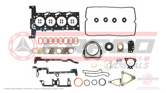 FSX-2640060 GASKET SET (JC-1528 GR2) 2.2L FORD 4 CYL TRANSIT TDI 16V DOHC 110 HP 06 HEAD GASKET MLS GR2 DIESEL FORD