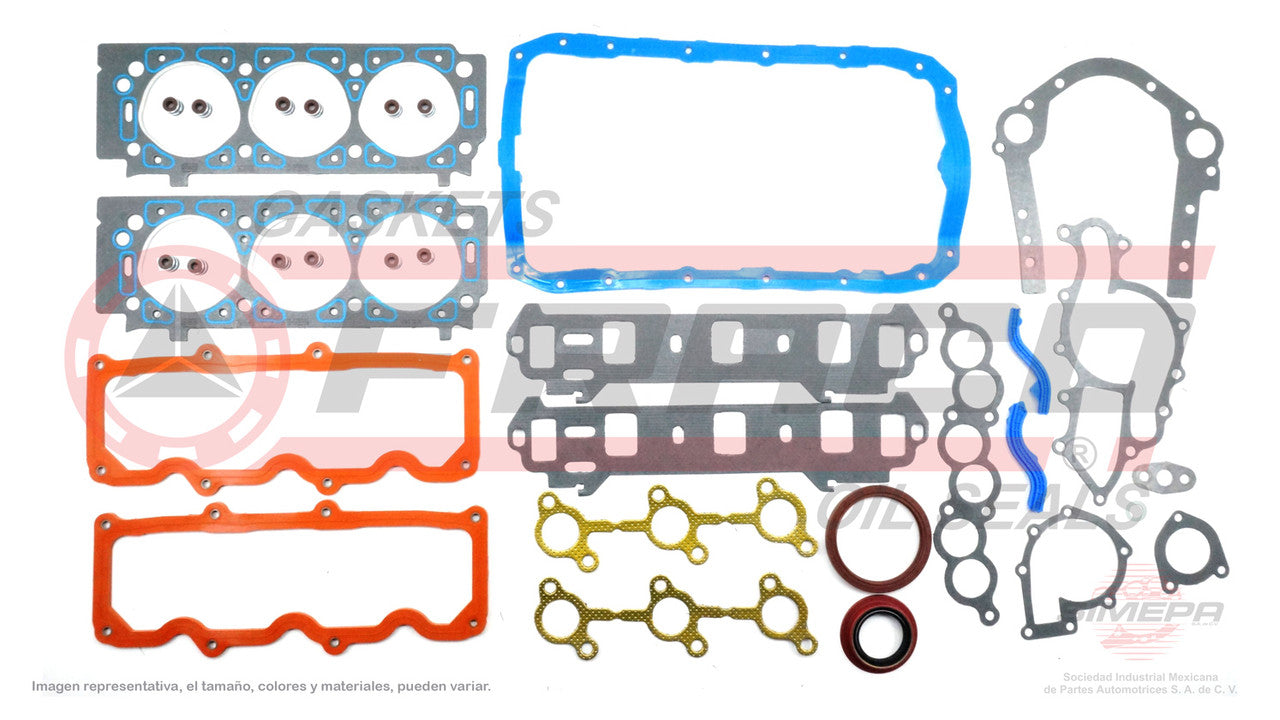 FSX-2662054 PACKING SET (FS-318 )(JC-1515) 3.0L GUIDE 94/95 AEROSTAR SABLE 84/95 RANGER 96 SHORT CRANKCASE SILICON AIM SB FORD