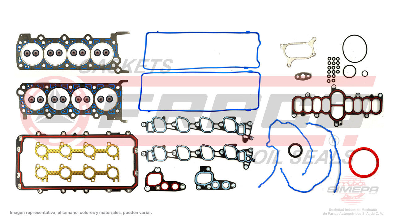 FSX-2682094 GASKET SET 4.6L FORD V8 TRITON F250 LOBO 00/03 MANIFOLD ADM PLENUM OIL PUMP T/P HEAD NR. FORD