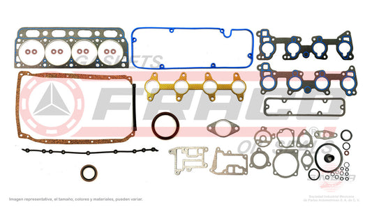 FSX-3040060 GASKET SET (FS-108-1) 2.0L 2.2L GM 4 CYLINDER CAVALIER 121 134 OHV S-10 VALVES 8MM 90/97 AMERICAN HEAD NR GENERAL MOTORS