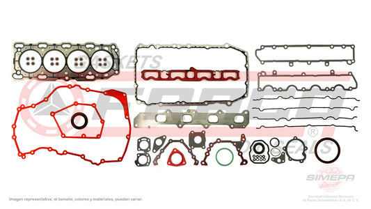 FSX-3040105 GASKET SET (FS-109-1)(JC-1232) 2.4L GM 4 CYL 146 PONTIAC SURFIRE DOHC VIN T 96/02 SB HEAD GENERAL MOTORS