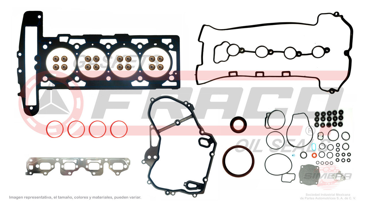 FSX-3040107-NR EMPAQUE DE CABEZA 4 CIL 16V DOHC CHEVROLET PONTIAC G5 G6 08/10 PURSUIT 06/08 CAPTIVA MALIBU 08/12 HHR 08/11 COBALT 09/ GENERAL MOTORS