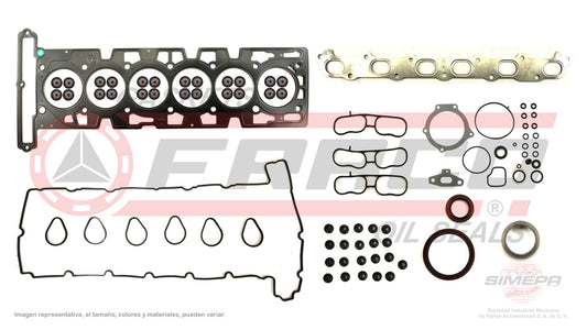 FSX-3060055 GASKET SET (FS-153-ML)(JC-1254) 4.2L GM 6 CYLINDER TRAIL BLAZER 254 02/06 MLS HEAD GENERAL MOTORS