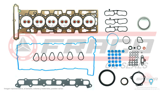 FSX-3060056 GASKET SET 4.2L TRAIL BLAZER ENVOY 06/09 BUICK RAINIER 06/07 SAAB 9-7X 06/09 ISUZU ASCENDER 06/08 MLS HEAD GENERAL MOTORS