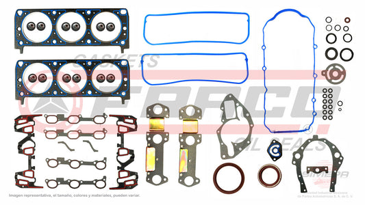 FSX-3062023 GASKET SET (FS-145-1)(JC-1223-1) 3.4L GM V6 MALIBU 189 190 VIN M J. 00/04 HEAD NR GENERAL MOTORS