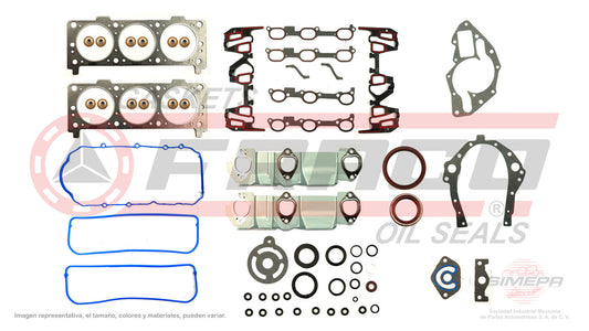 FSX-3062080 GASKET SET (FS-173-1)(JC-1260 JC-1260-2) 3.4L GM V6 CHEVROLET VENTURE LUMINA CAMARO EQUINOX 12V 97/99 GF HEAD GENERAL MOTORS