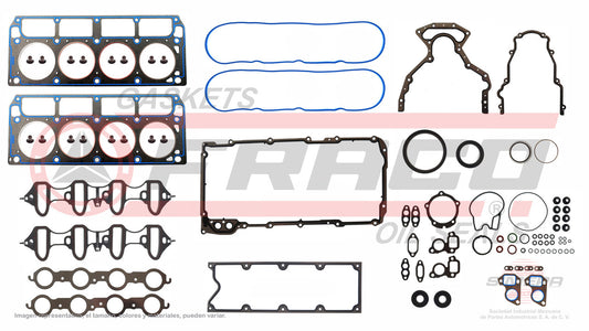 FSX-3082066 GASKET SET (FS-175-1G) 4.8L 5.3L CHEYENNE SUBURBAN SILVERADO VIN BM C35 VAN 99/11 CHASSIS PICK UP VORTEC 01/03 GENERAL MOTORS