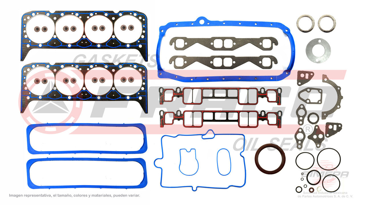 FSX-3082167 GASKET KIT (FS-150-10)(JC-1259) 5.7L VORTEC VIN R VAN CHEYENNE MICROBUS SUBURBAN SILVERADO 2500 3500 96/02 NR GENERAL MOTORS