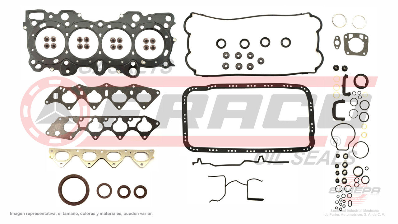 FSX-3540087 GASKET SET (JC-50-2) 1.6L HONDA 4 CYLINDER CIVIC SIR 2 DOOR B16A1 99/02 MLS HEAD HONDA