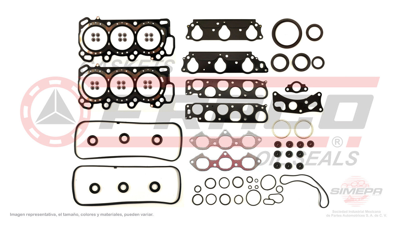 FSX-3562030 GASKET SET (JC-57) 3.0L HONDA ACCORD 24V VTEC SOHC J30A1 98/00 HEAD IN MLS HONDA