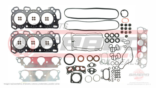 FSX-3562040 GASKET KIT 3.0L HONDA V6 ACCORD 24V V-TEC SOHC J30A4 03/07 MLS HONDA