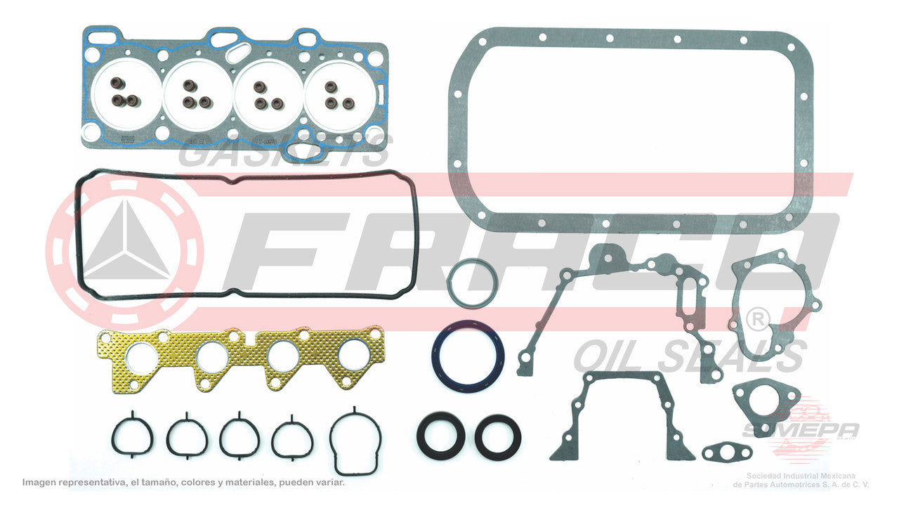 FSX-3640015 GASKET SET (FS-207-ML)(JC-120) 1.1L HYUNDAI 12V I10 EON DODGE I10 KIA PICANTO KIA RIO G4HG SOHC 07/14 S/LIGADIS HYUNDAI