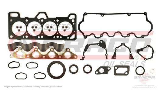 FSX-3640050 GASKET SET (JC-112) 1.5L CHRYSLER 4 CYLINDER VERNA ELANTRA HYUNDAI G4K 12V 04/05 HEAD MLS HYUNDAI