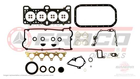 FSX-3640060 GASKET SET (JC-113) 1.6L CHRYSLER 4 CYLINDER VERNA 16V HYUNDAI G4FK 02/06 HEAD MLS HYUNDAI