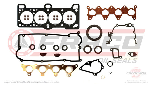 FSX-3640070 GASKET SET (JC-116) 1.6L CHRYSLER 4 CYLINDER ATTITUDE HYUNDAI G4ED 06/07 HEAD MLS HYUNDAI