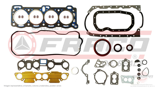 FSX-3840080 GASKET SET (FS-1710) 2.3L LUV 4X4 ISUZU 4ZD1 TROOPER AMIGO MEXICO PICK UP LUV 2.3L 97/98 HEAD SB ISUZU