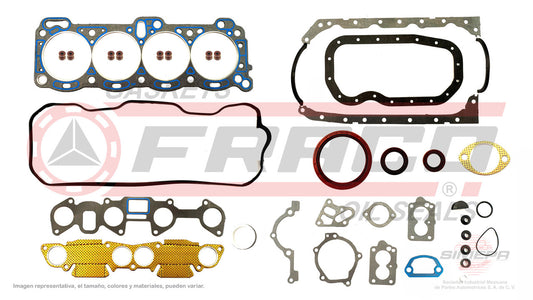 FSX-3840170 GASKET SET (FS-1720)(JC-41) 2.6L TROOPER ISUZU 4ZE1 88/99 SECTIONED CRANKCASE SEMI-CRANKCASE HEAD SB ISUZU